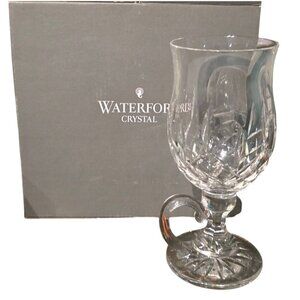 Waterford Crystal Lismore Irish Coffee Mug Glass Set Of 2 Original Box